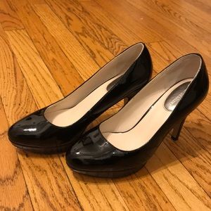 Naturalizer Black Platform Heels -Sz 7.5